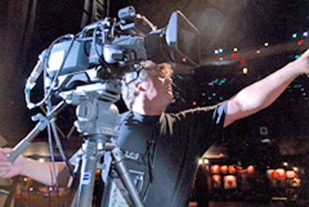 Charles Bailey directing camera work