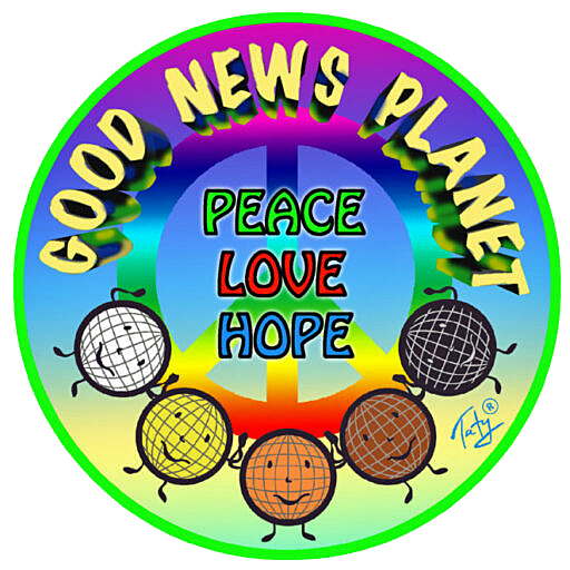 Good News Planet peace love hope